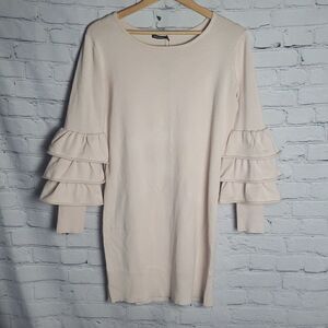 ‎NWT Solutions Creme Dress